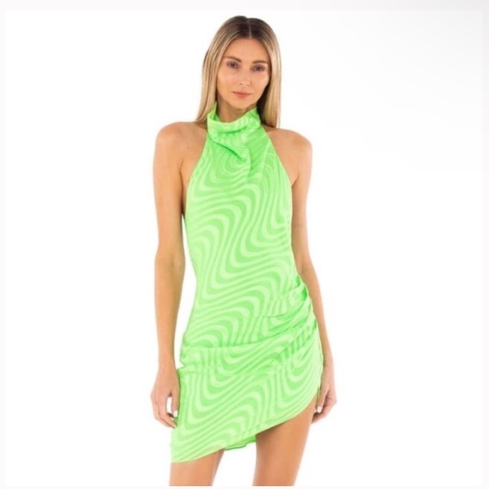 Amanda Uprichard x Free People Samba Gown in Apple Swirl 🍏 size XS - Picture 5 of 15